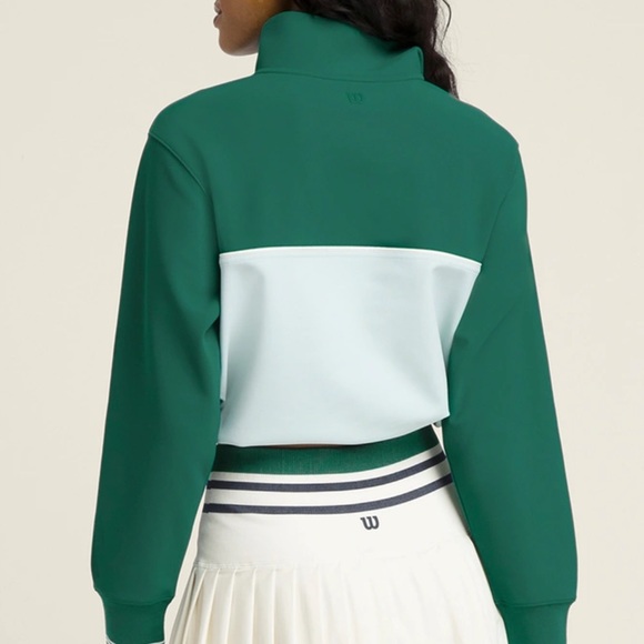Wilson Green and White Varsity Jacket - Picture 3 of 9